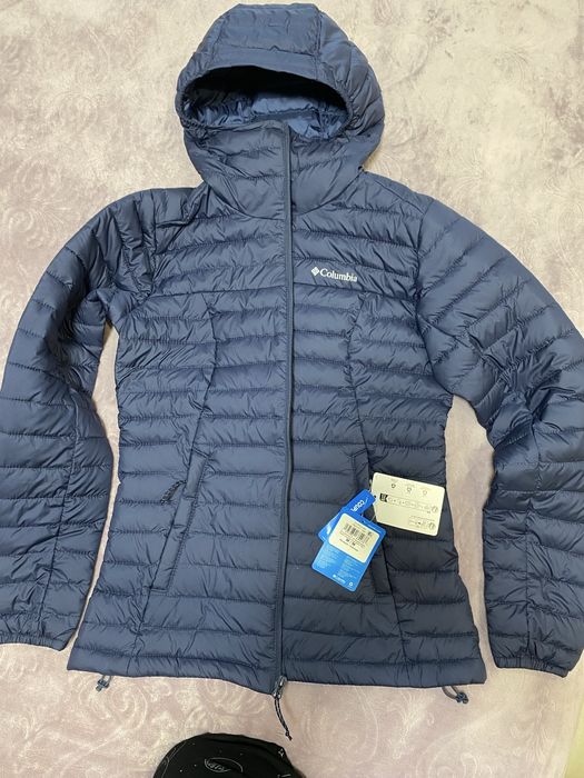 Куртка жіноча Columbia з капюшоном синя