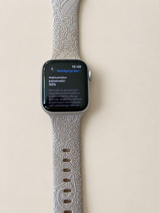 Apple Watch SE 3 GPS 40 mm 99% baterii + 4 paski, gwarancja