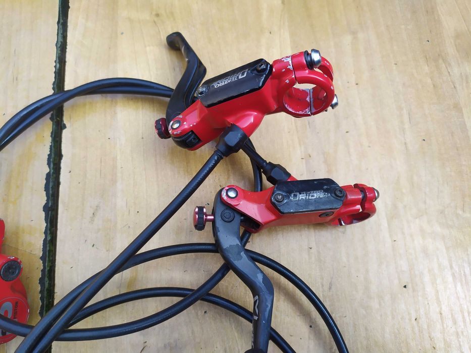 Tektro ORION hamulce tarczowe hydrauliczne  Alu/Carbon dł. 79/150cm PM