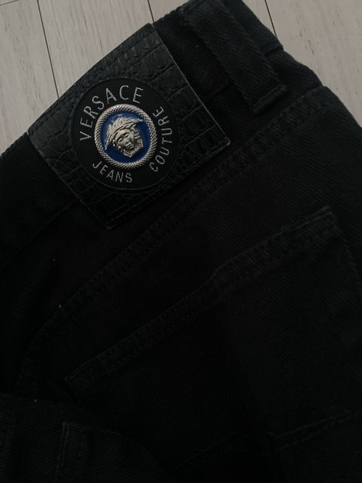 Versace xxl spodnie jeansy czarne męskie