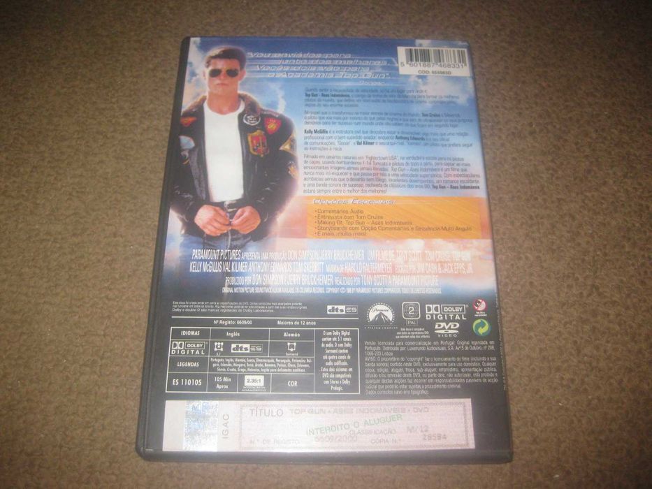 "Top Gun - Ases Indomáveis" com Tom Cruise/Edição Especial com 2 DVDs!