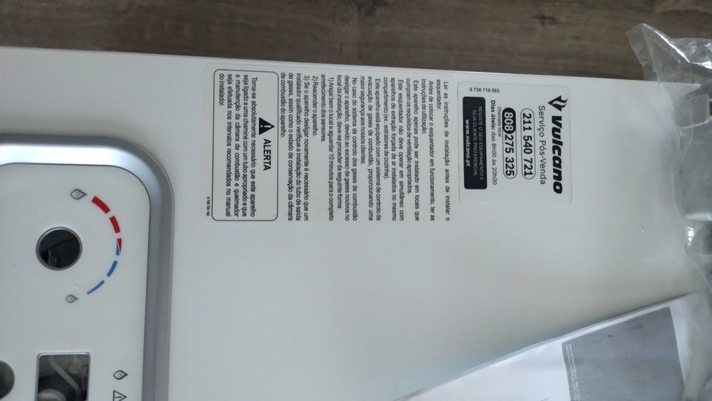 Esquentador Vulcano propano/butano.