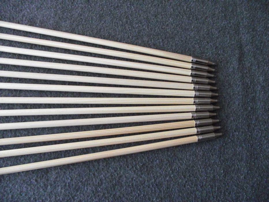 30-35 świerk 30" nr 176 Komplet strzał do łuku strzała drewniana