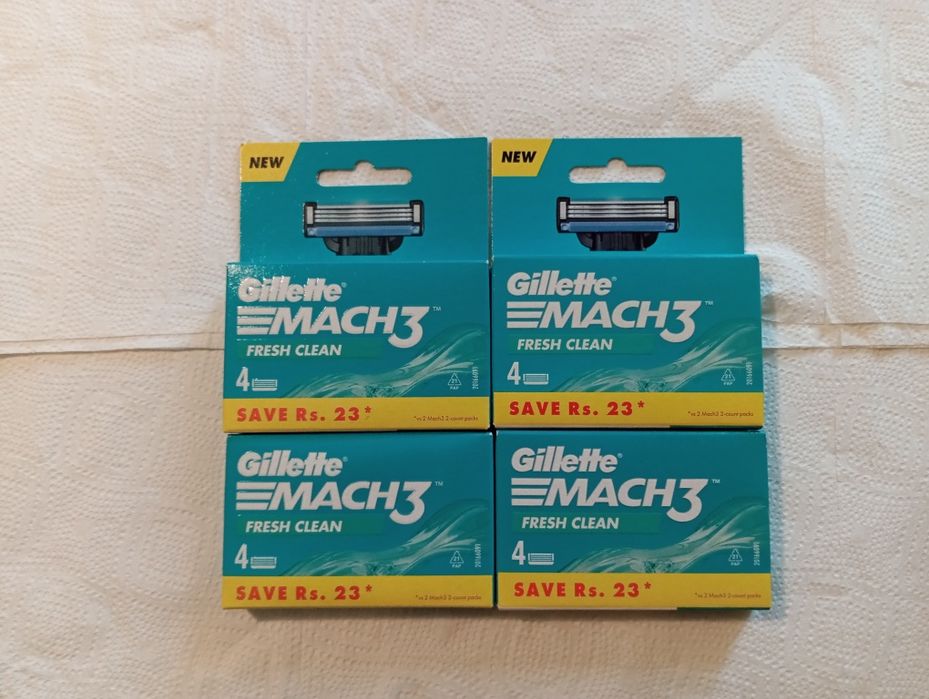 Gillette Mach 3 Fresh Clean nożyki wkłady ostrza 16 szt
