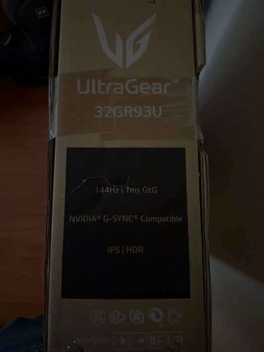Monitor 32” IPS 4k 144Hz LG 32GR93U