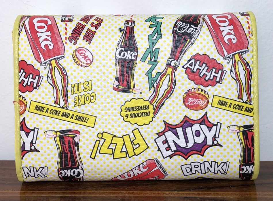 NOWY włoski portfel Carpisa Coca Cola galanteria portmonetka Italy