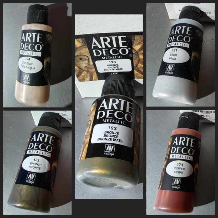 Tintas Vallejo Arte Deco Metallic