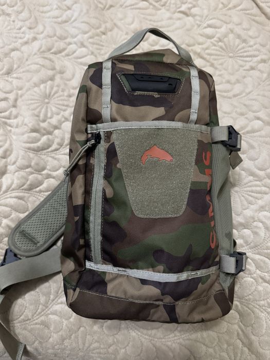 Сумка риболовна Simms Tributary Sling Pack Regiment Camo Olive Drab