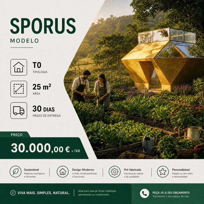 Contrução Modular Sustentáveis em LSF com vistas estrelares - SintropicHome