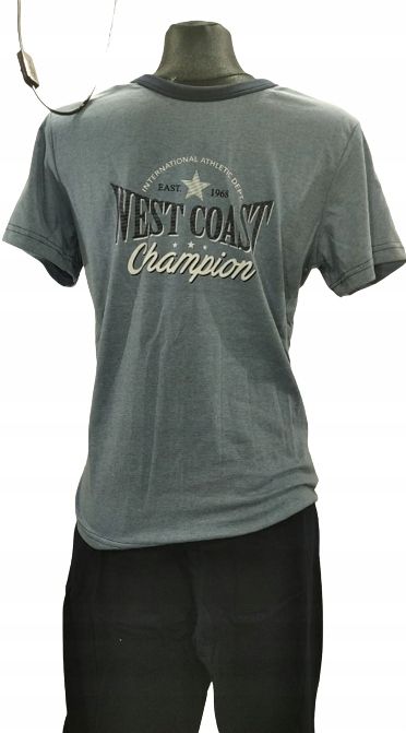 Piżama Męska Bawełniana Krótki Rękaw Niebieska M