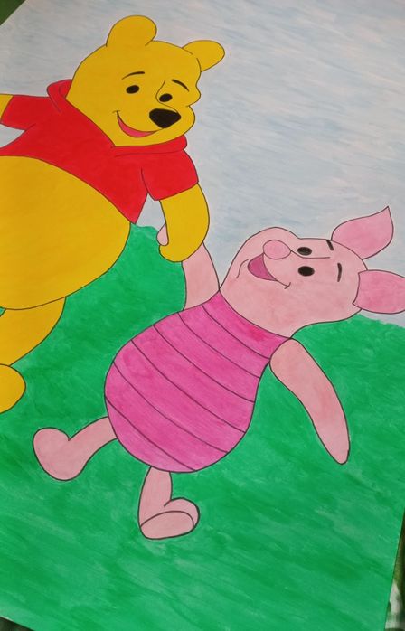 Namaluje obraz plakat postacie z bajek