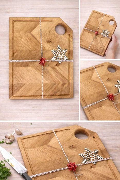 Elegancka deska do krojenia z drewna dębowego 40*30*2