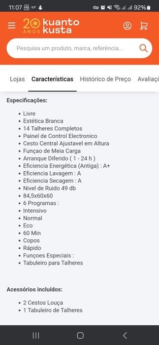 Máquina de lavar loiça JUNEX