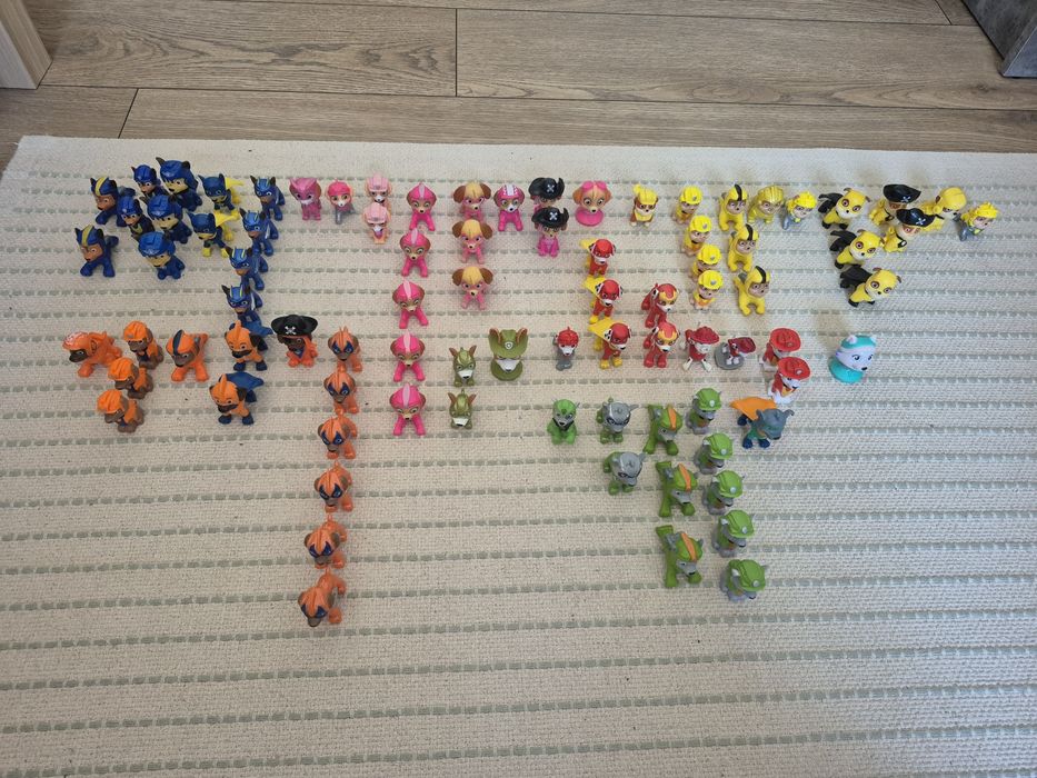 Figurki psi patrol 86 sztuk.