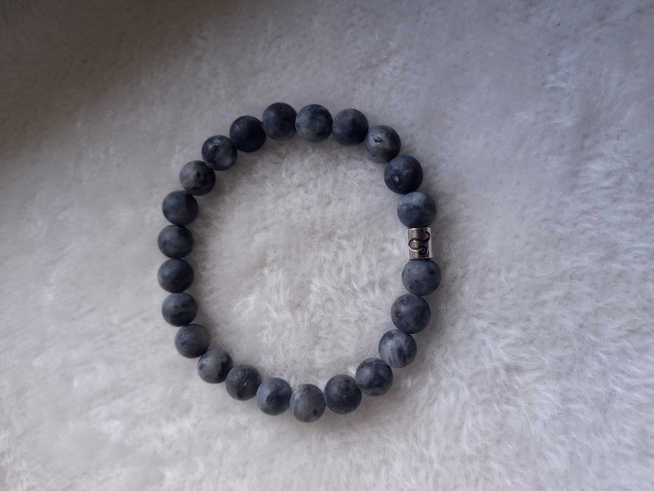 Bransoletka z kamieni naturalnych "LEW" znak zodiaku - handmade
