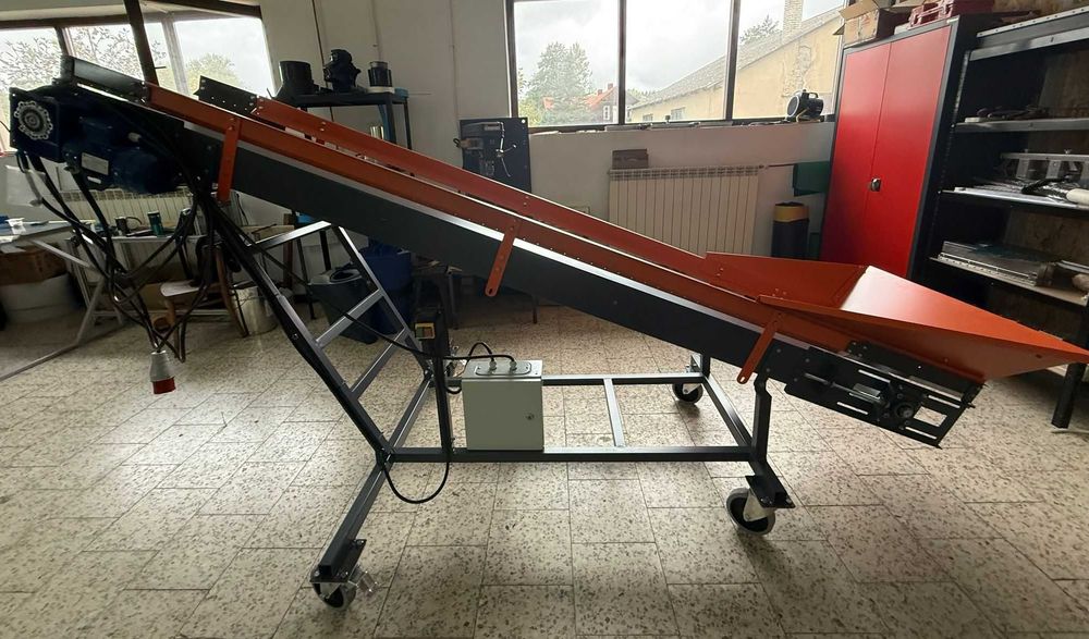 Podajnik taśmowy, taśmociąg, podajnik, przenośnik taśmowy