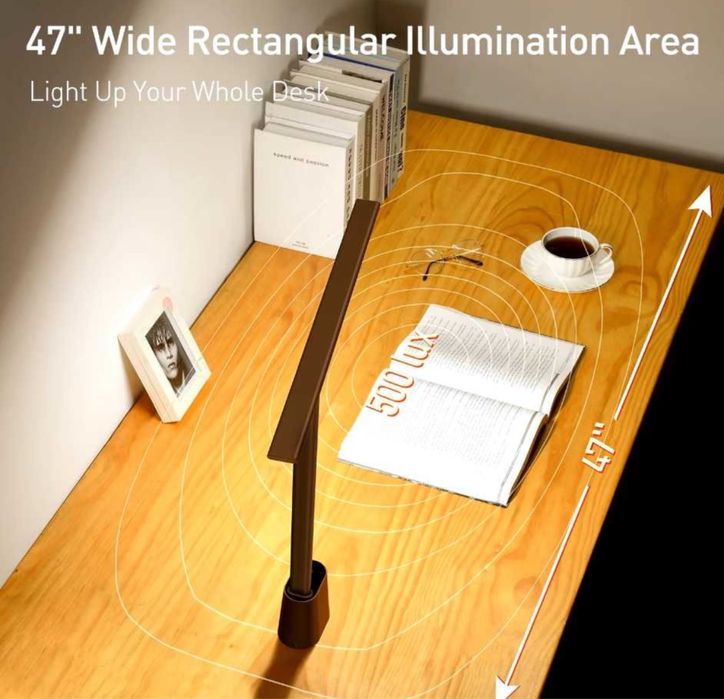 Настільна лампа Baseus LED Desk Lamp Grey | Cipa | HOBA