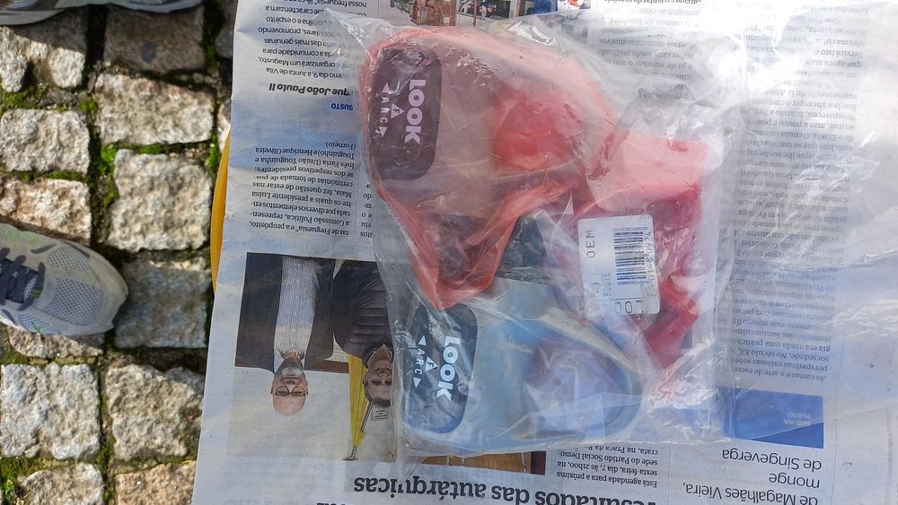 Pedais look para bicicleta de corrida