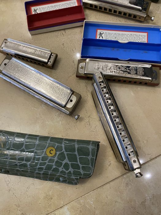 Губная гармошка M.Hohner Super Hromonica,Marine Band,Koch-Harmonica Германия