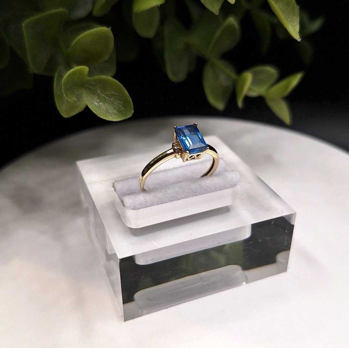 Złoty pierścionek 1,20g SPOKO LOMBARD BEŁCHATÓW skup złota