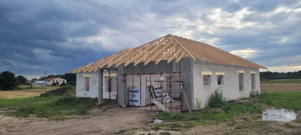 Wiązary dachowe, więźby,kratownice