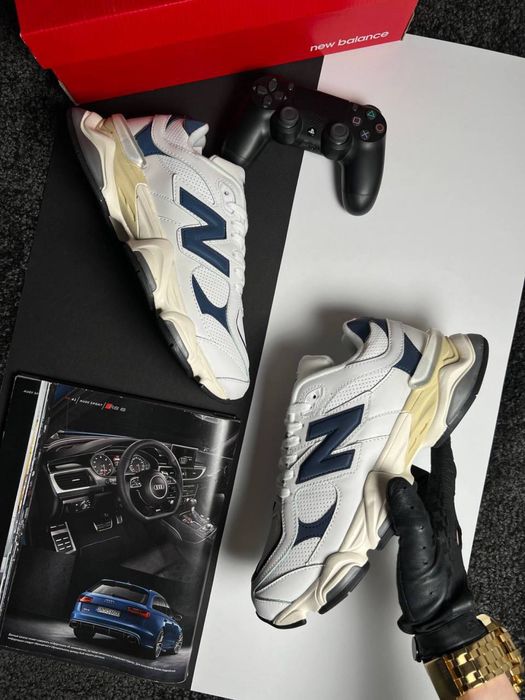 Чоловічі кросівки нью беланс New Balance 9060 White Navy [41,42,43,44,45]