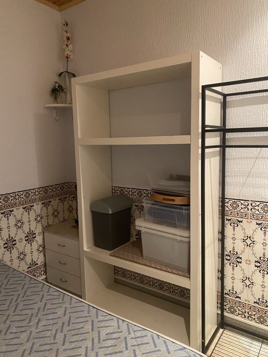 Estante branca ikea - 190x105x38cm