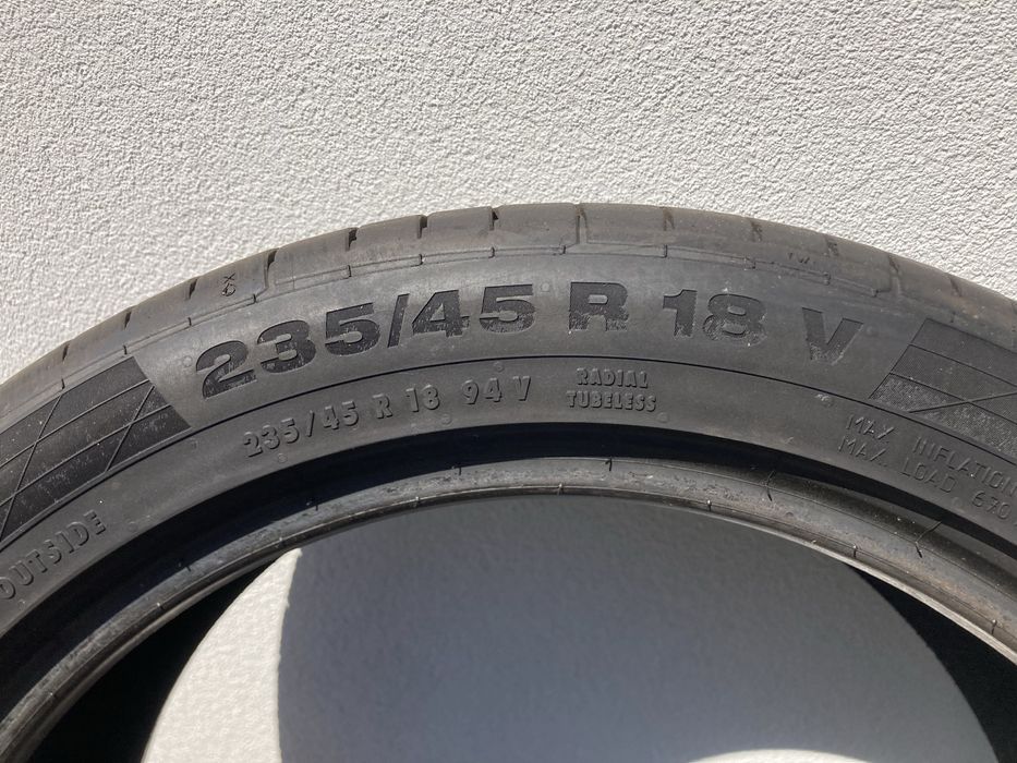 Continental ContiSportContact 5 235/45/18 CENA ZA KPL.