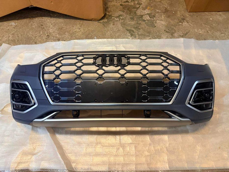 Бампер Audi Q5 Рестайл  FY (80A) Ауді Q5 (2021 2022 2023 2024 2025)