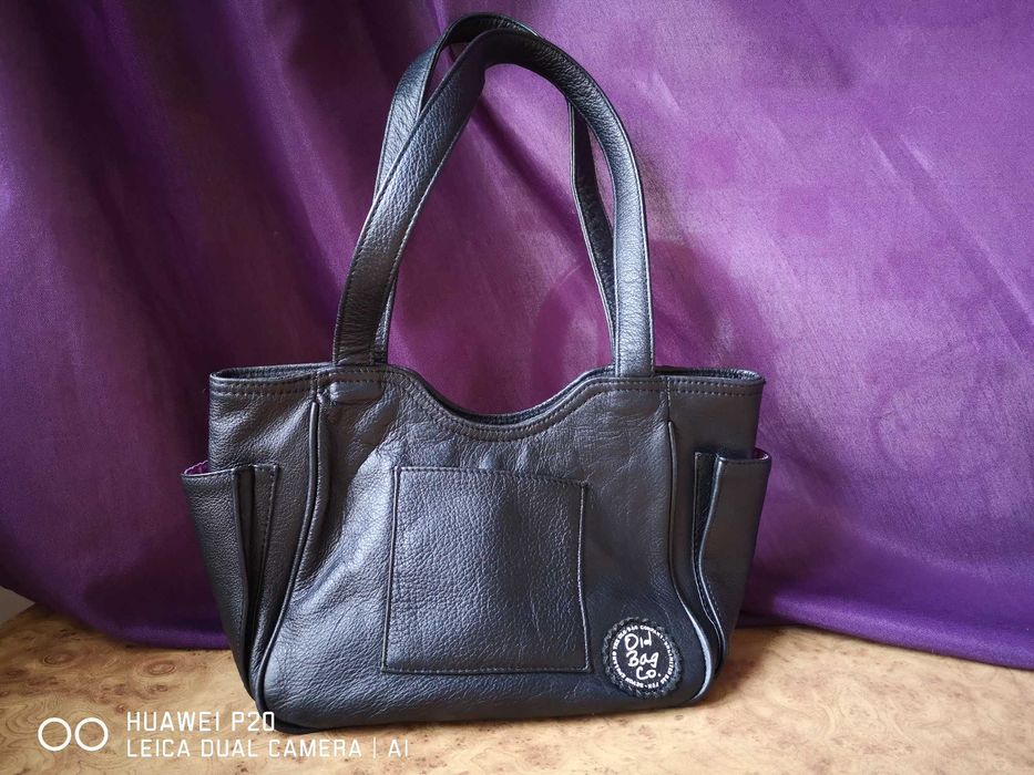 Сумка шкіряна OLD BAG Co чорна