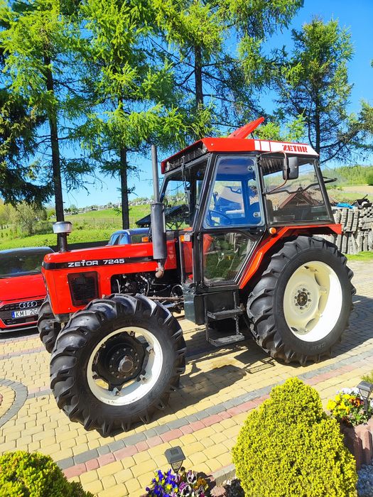 Ciągnik Zetor 7245 Zadbany Zarejestrowany 4x4 nie 7745 nie Ursus