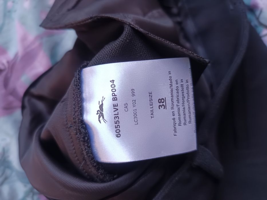 Czarne szorty Bermudy Longchamp 38/M Premium