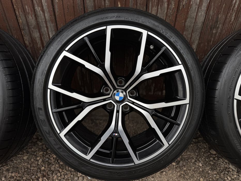 Felgi Koła 19 5x112 BMW Oryginał G30 G31 Seria 5 TPMS Opony