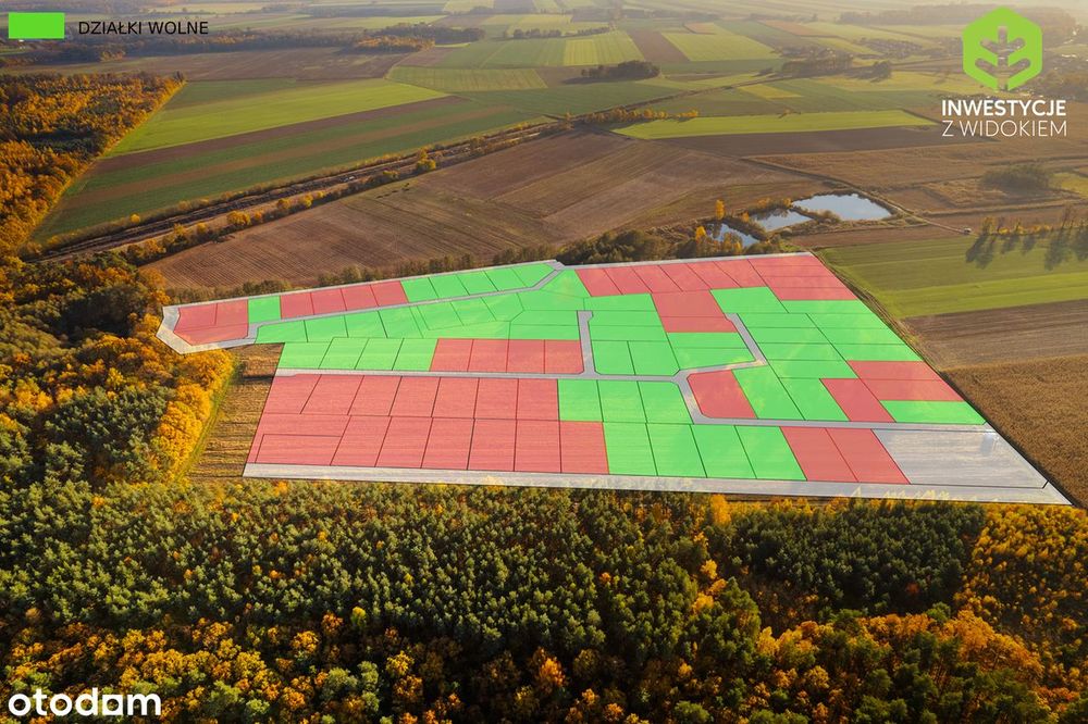 Spokój, przestrzeń i las za płotem – idealne miejsce na dom - Więcej
