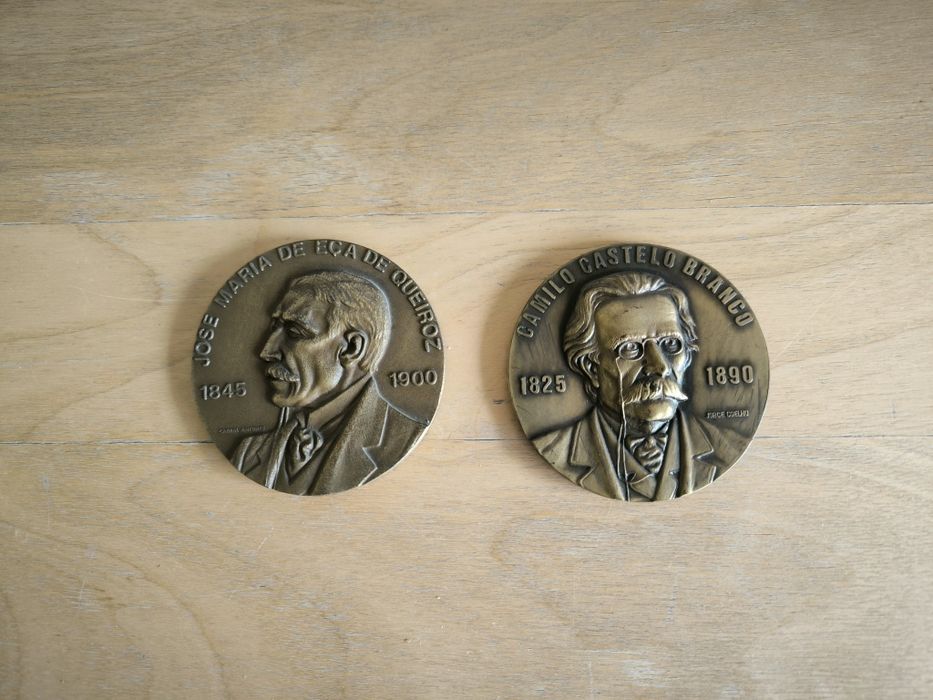 Medalhas de Bronze Ramalho Eanes/ Álvaro Cunhal/ Gen. Vasco Gonçalves