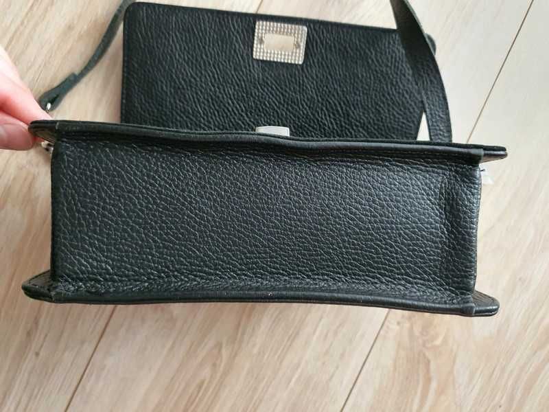 Torebka listonoszka skóra naturalna Ryłko