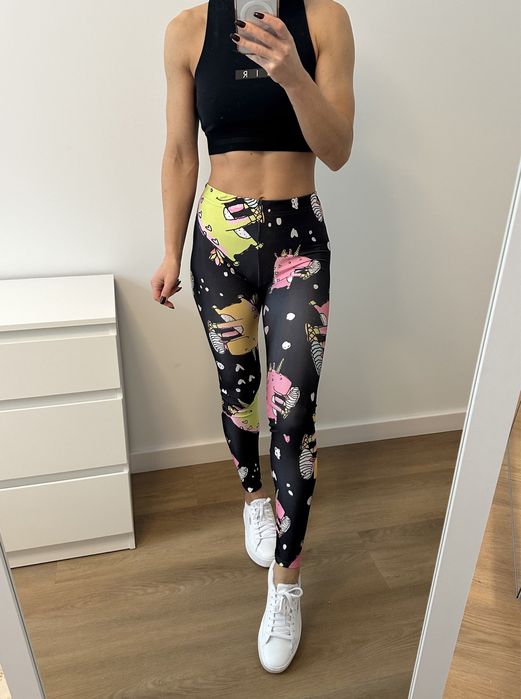 Legginsy damskie S/M , kolorowe