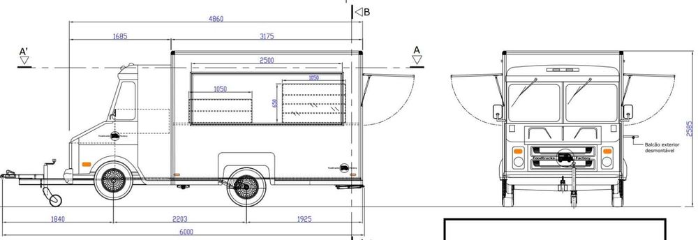 Food Truck / Roulote / Atrelado