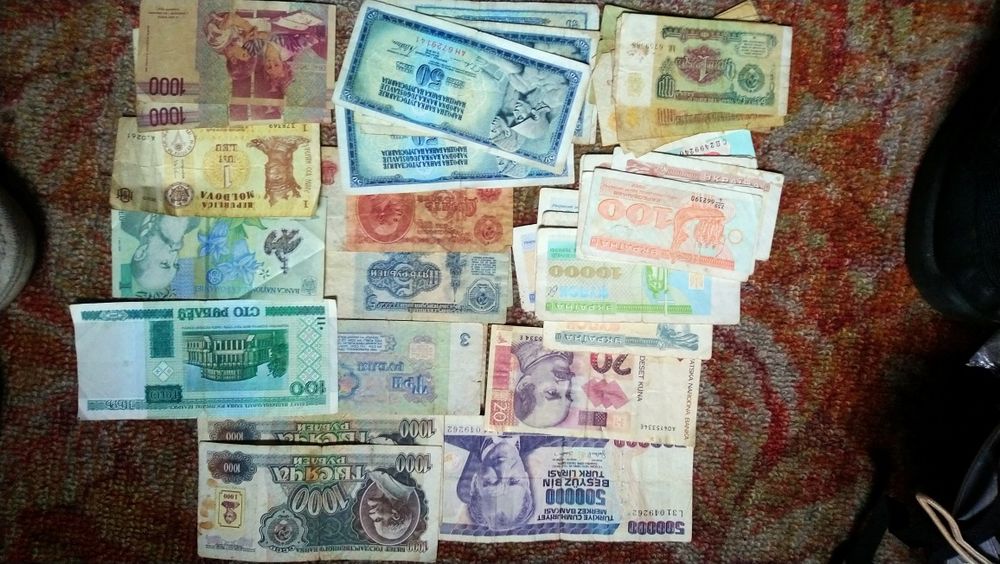 Купюры різних часів