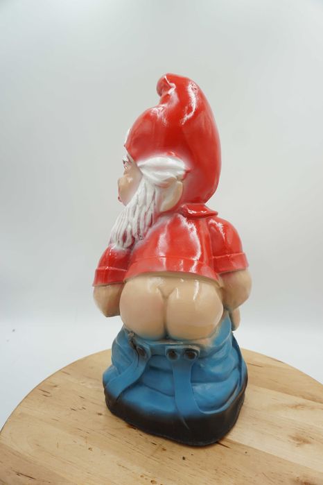 FIGURA OGRODOWA krasnal z brodą