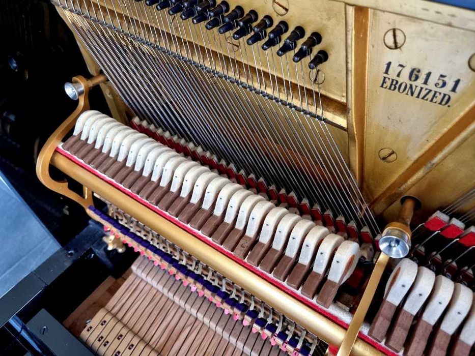 Pianino Steinway & Sons model K 130cm 1917r CZARNY POŁYSK