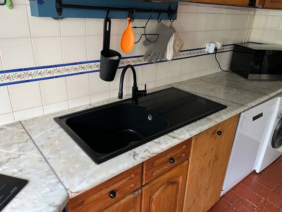 Pedra mármore de bancada de cozinha