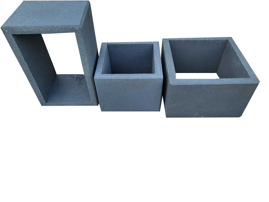 Gazony betonowe kwadratowe 40x40x30 cm