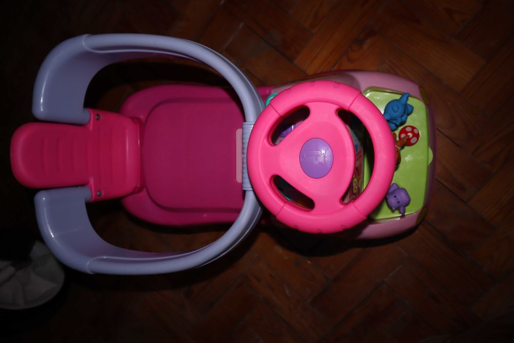 Carrinho andador rosa