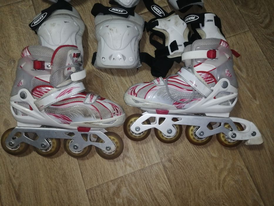 Ролики, защита и рюкзак