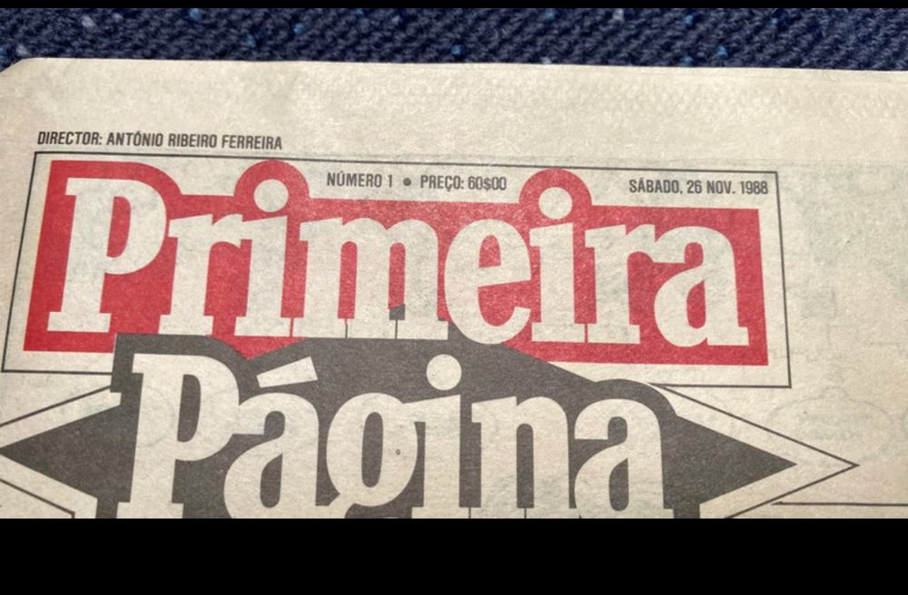 Jornal nº 1 da Primeira Pagina