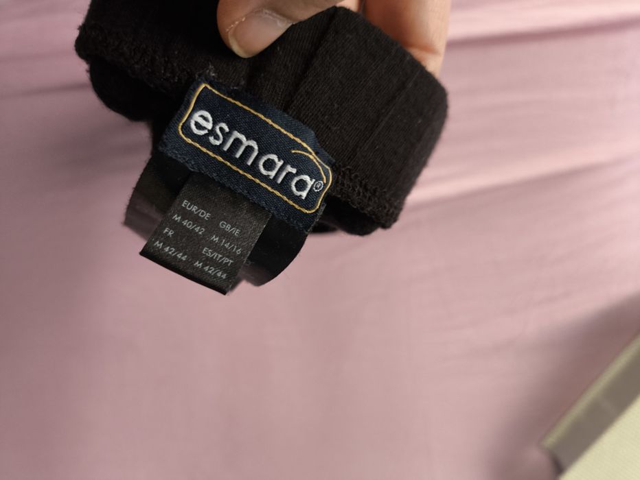 Czarne bawełniane spodnie getry legginsy esmara 40 42 stan bdb