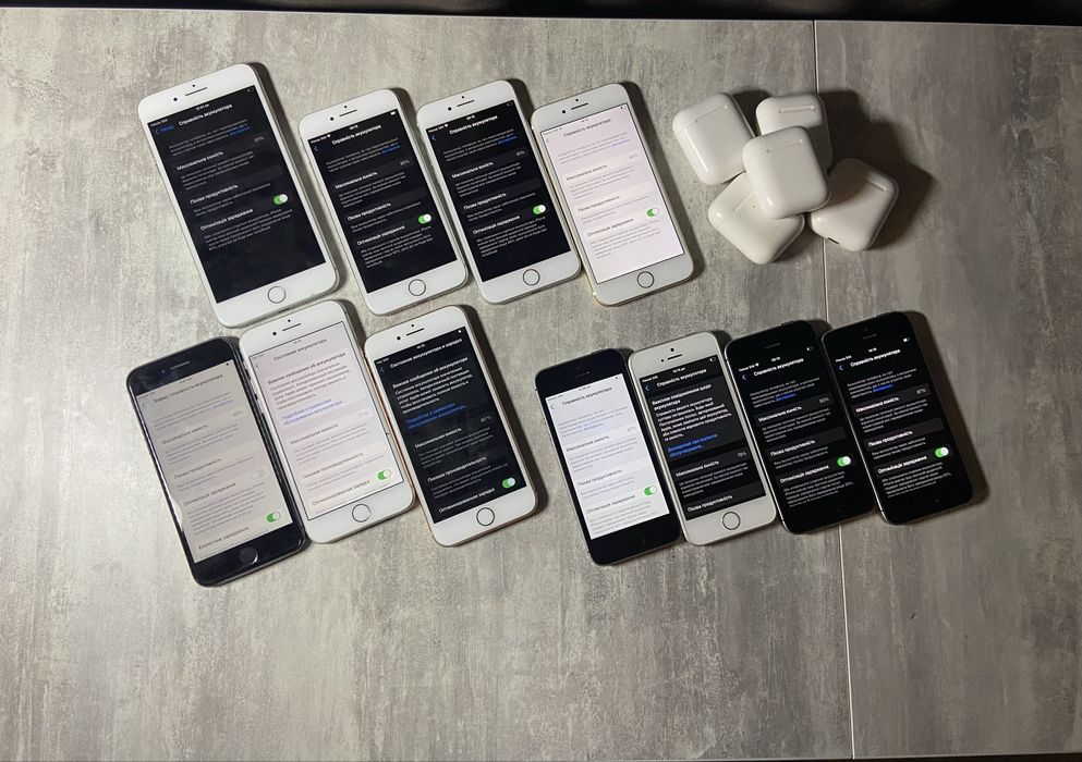 Iphone 8, Iphone 8 plus, Iphone 7, Iphone se1, AirPods 1/2