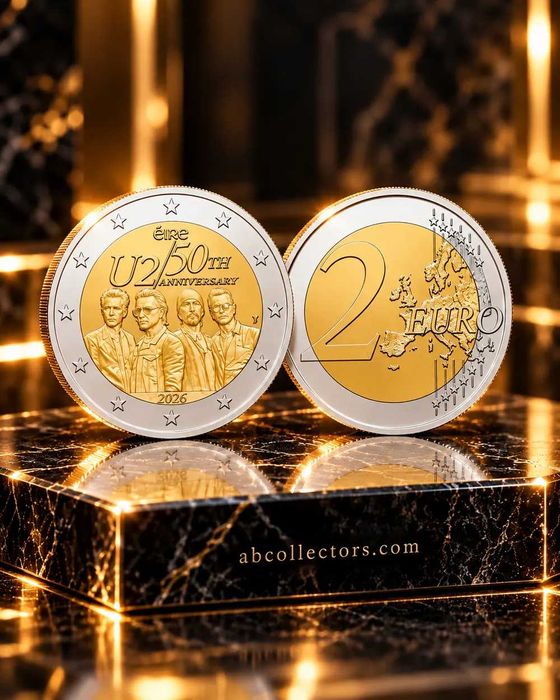 Moedas U2 CoinCard e Proof - Enviamos para todo o país.