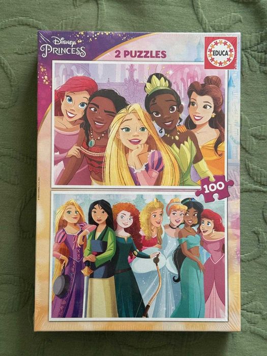 2 Puzzles Disney Princess (100 peças)